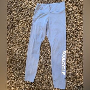 SoulCycle x Nike Women Blue Luxe 7/8 Tight Active Leggings